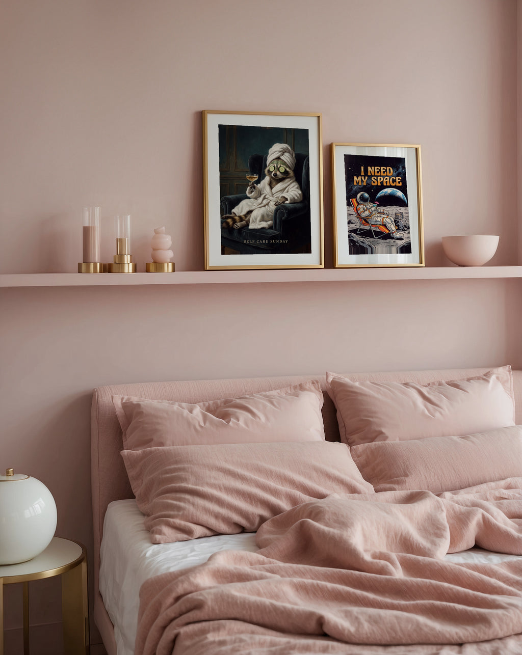 Self Care Sunday Poster – två posters i rum 2