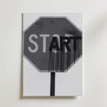 Start With Art Poster – canvas utan passepartout