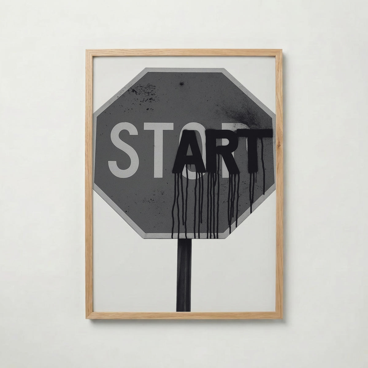 Start With Art Poster – ekram