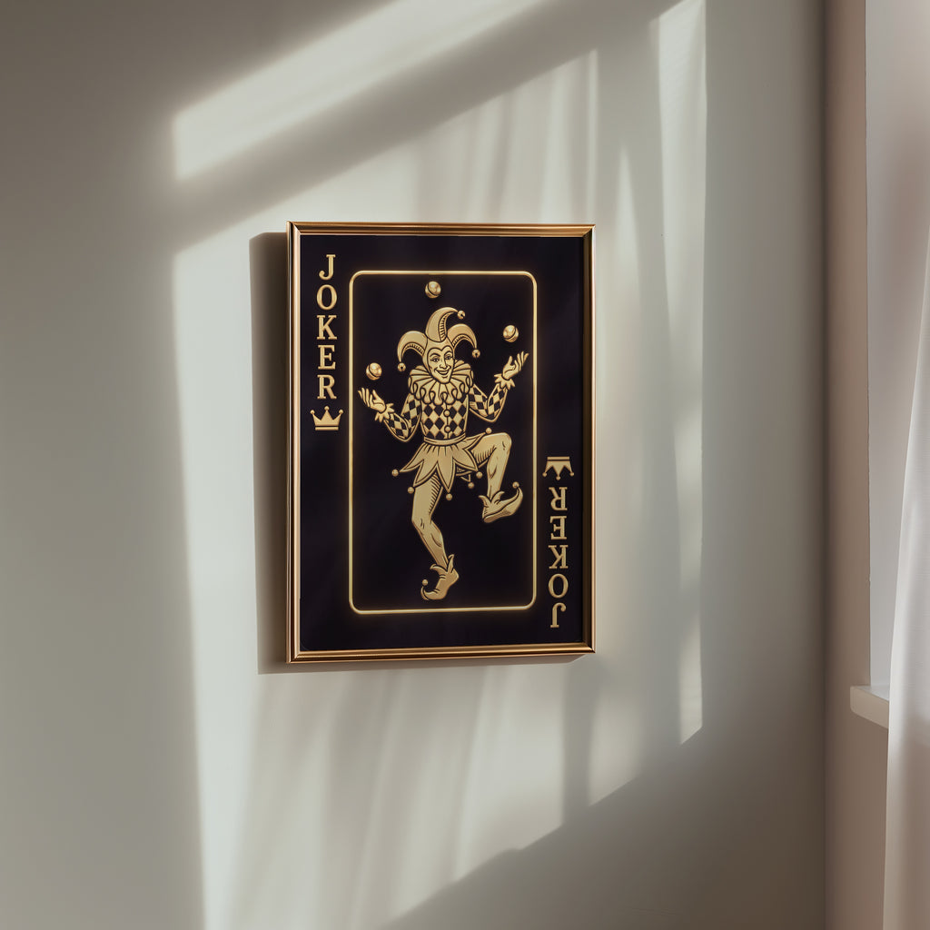 The Golden Juggler Joker Poster – i rum 5