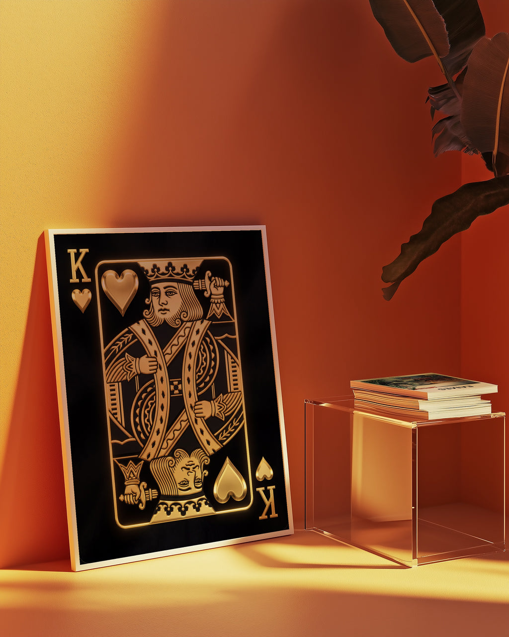 The Golden King of Hearts Poster – i rum 3