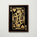 The Golden King of Hearts Poster – valnötsram