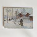 Carl Larsson The Yard and – stilfullt konsttryck från Bozetto, tryckt på matt finpapper