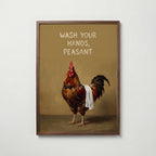 Wash Your Hands, Peasant Poster – valnötsram