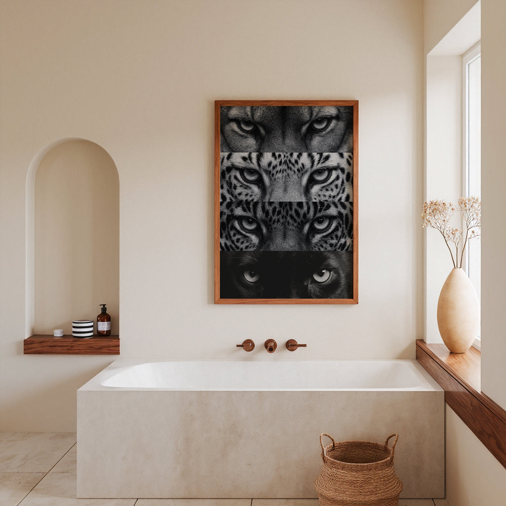 Four Wild Gazes Poster – i rum 1