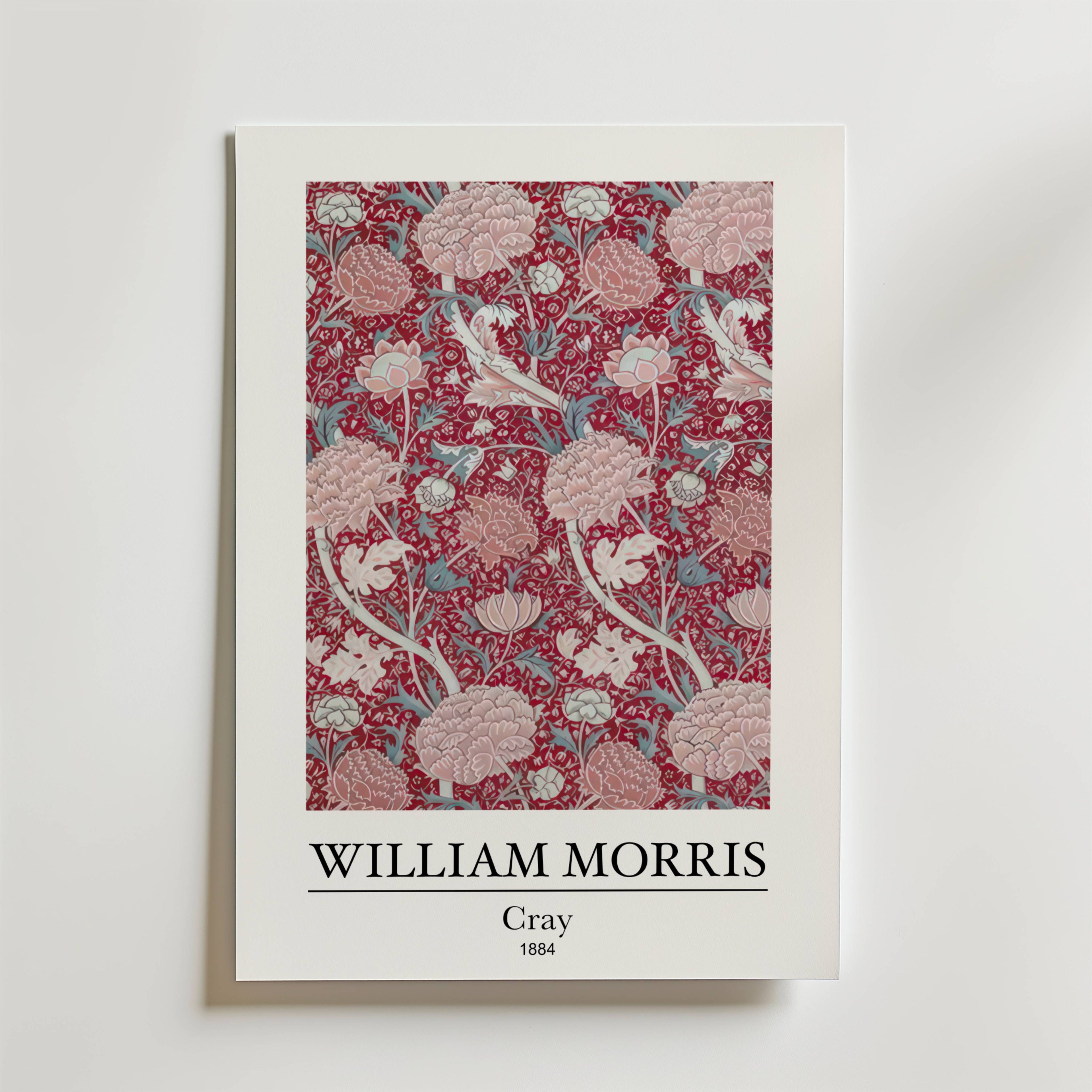 William Morris Cray – stilfullt konsttryck från Bozetto, tryckt på matt finpapper