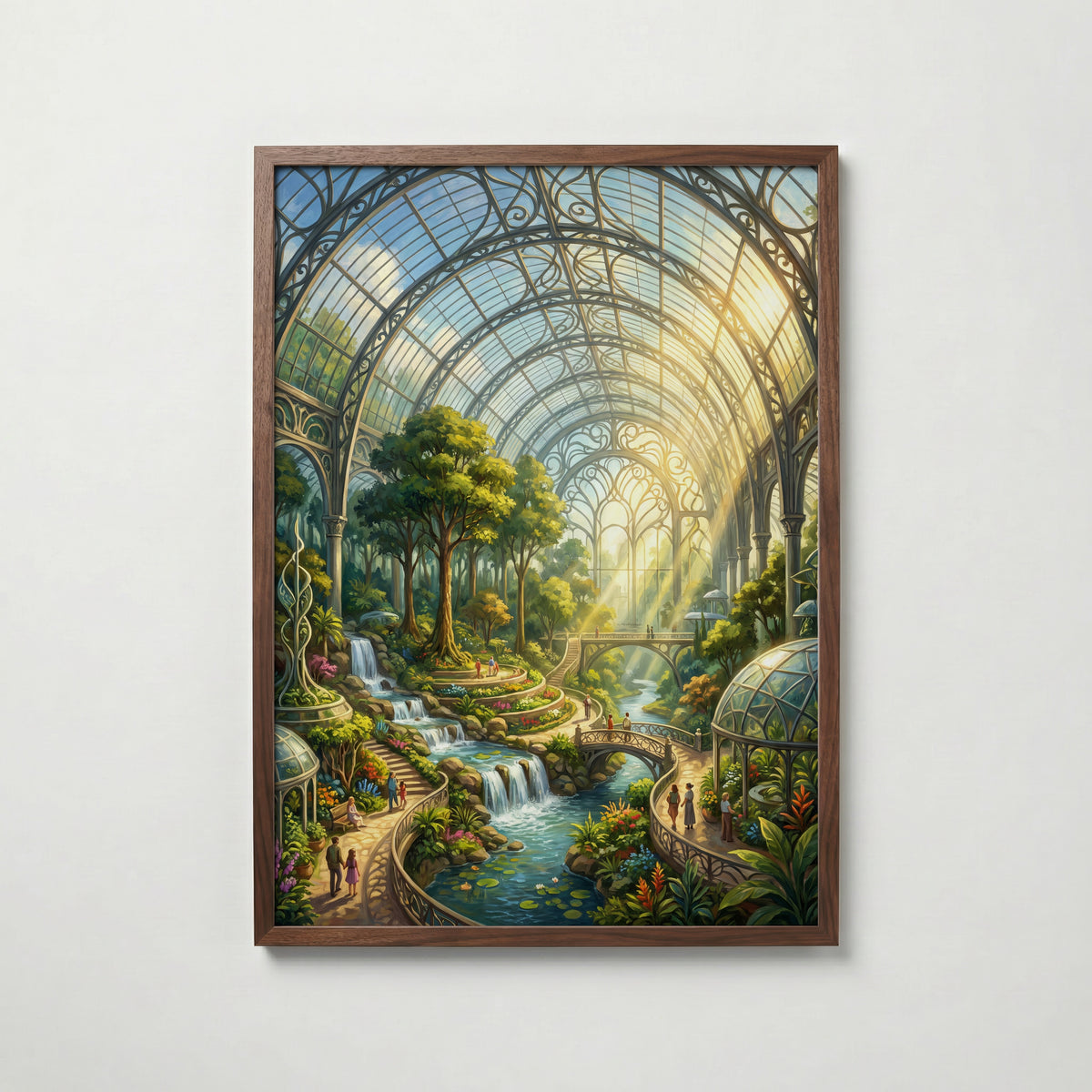Glass Garden Poster – valnötsram