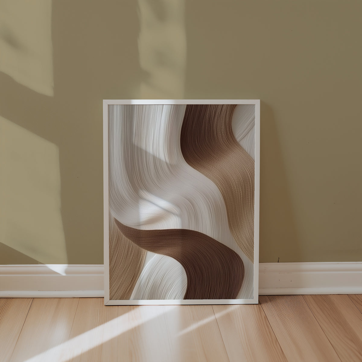 Abstract Flow No.3 poster i stilren inredning – Bozetto