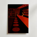 Alone at the Bar Poster – canvas utan passepartout