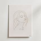 Freja Lund – Ansigt – canvas utan passepartout