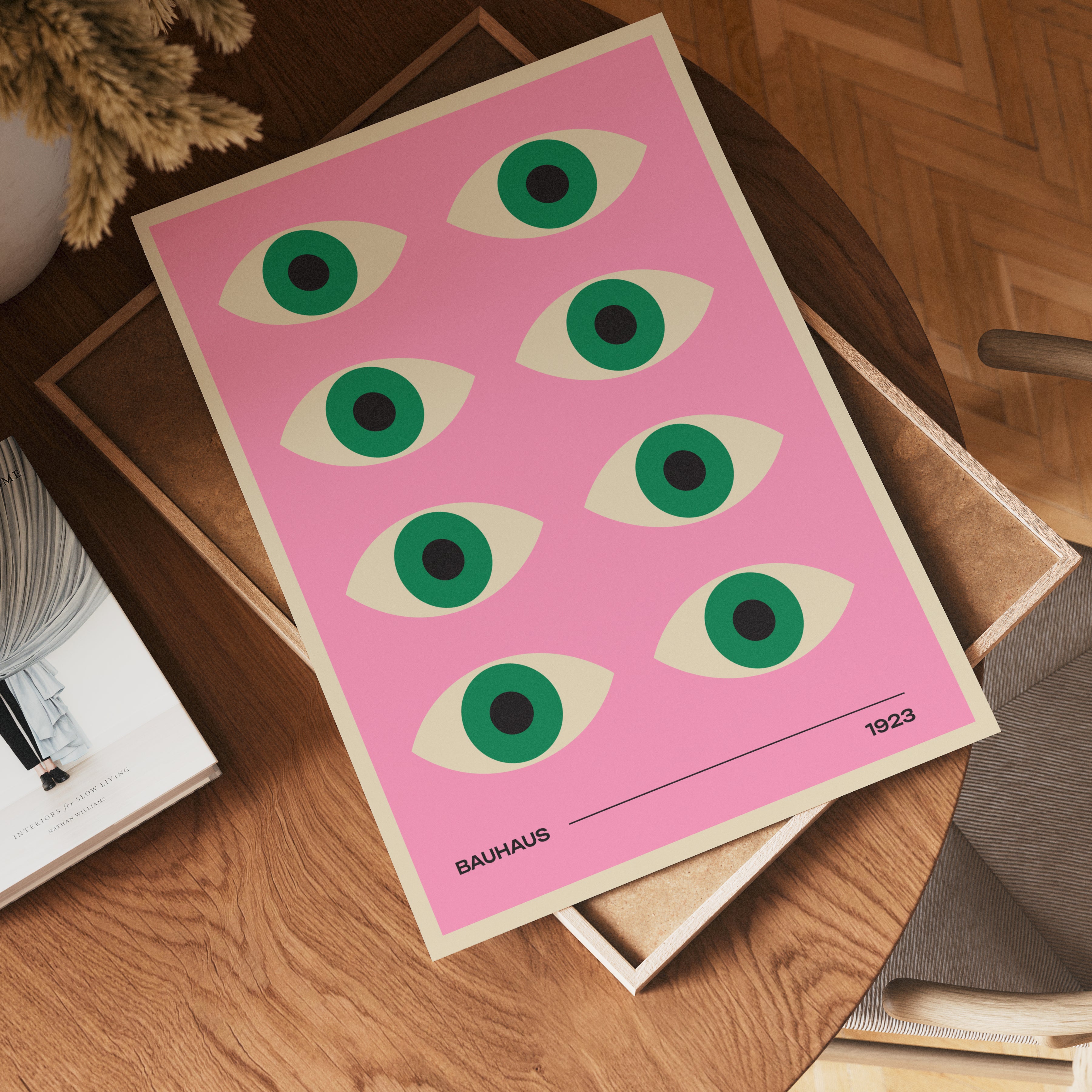 Bauhaus Vision poster visad rakt fram – Bozetto affisch i hög tryckkvalitet i hög tryckkvalitet