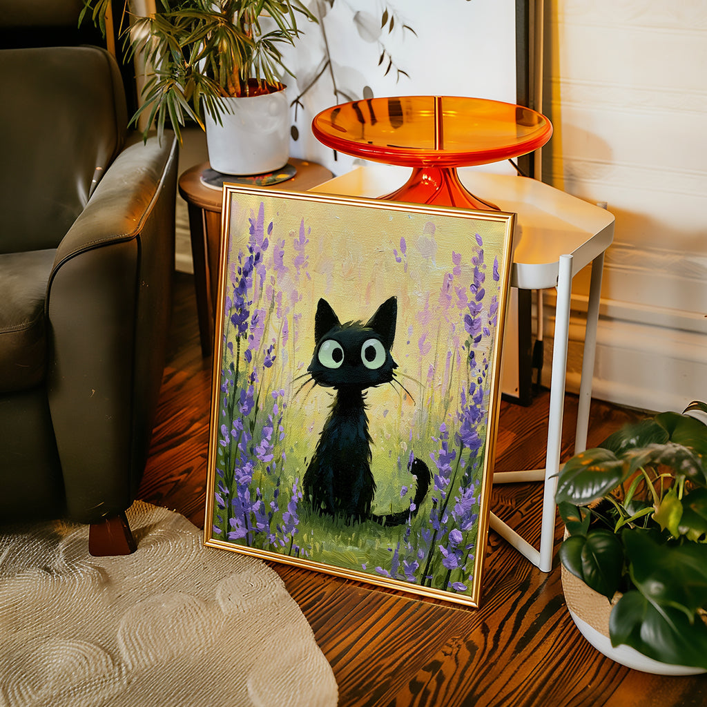 A Tiny Black Cat – i rum 5