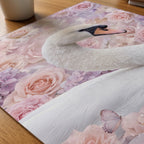 Blomstersvan Poster – närbild på papper