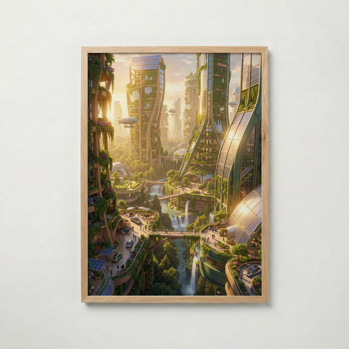 Solarpunk City Poster – ekram