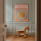 Spaghetti Carbonara poster på vägg - Bozetto