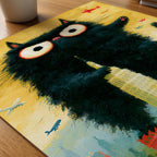Cat Kong Poster – närbild på papper