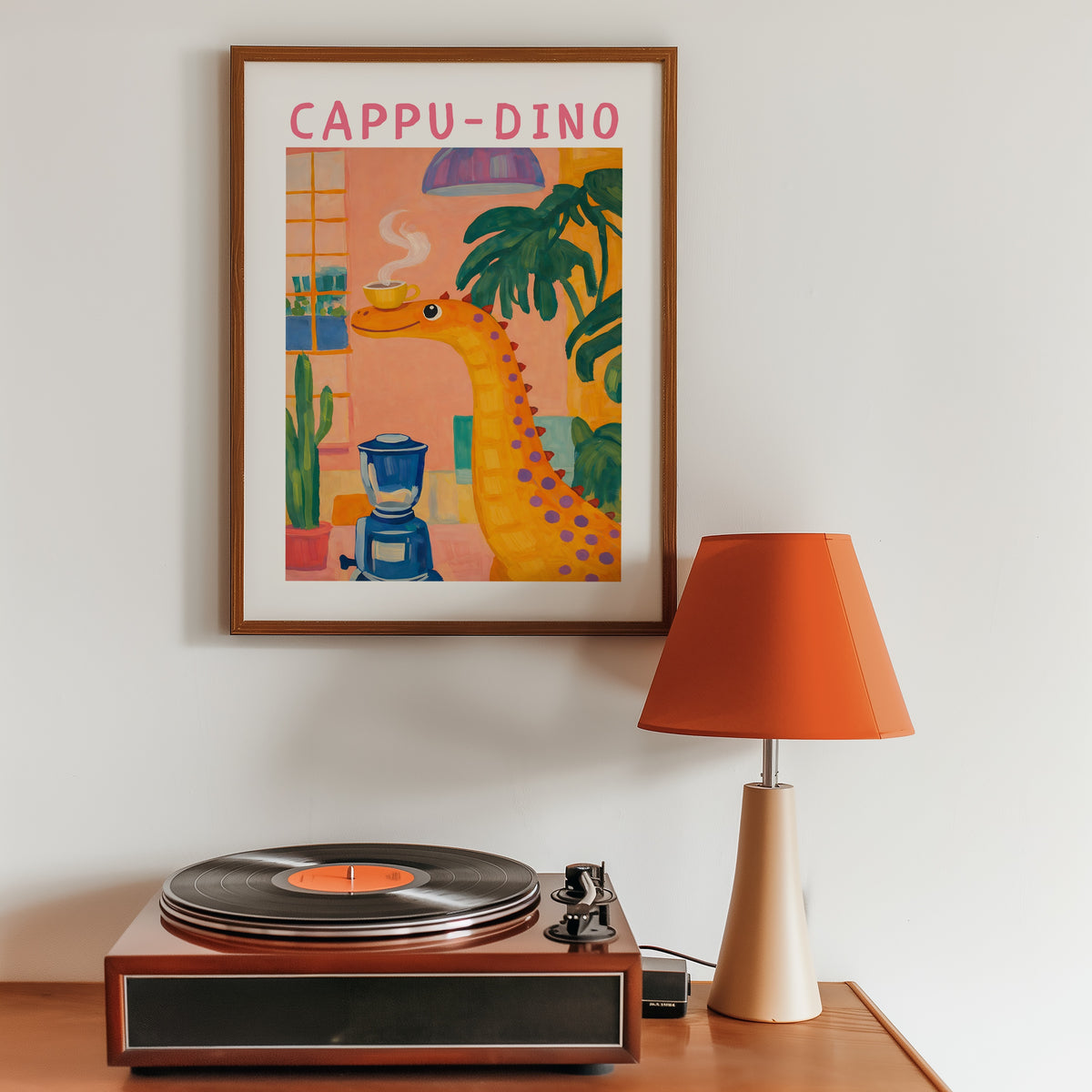Cappu Dino Poster room view 4