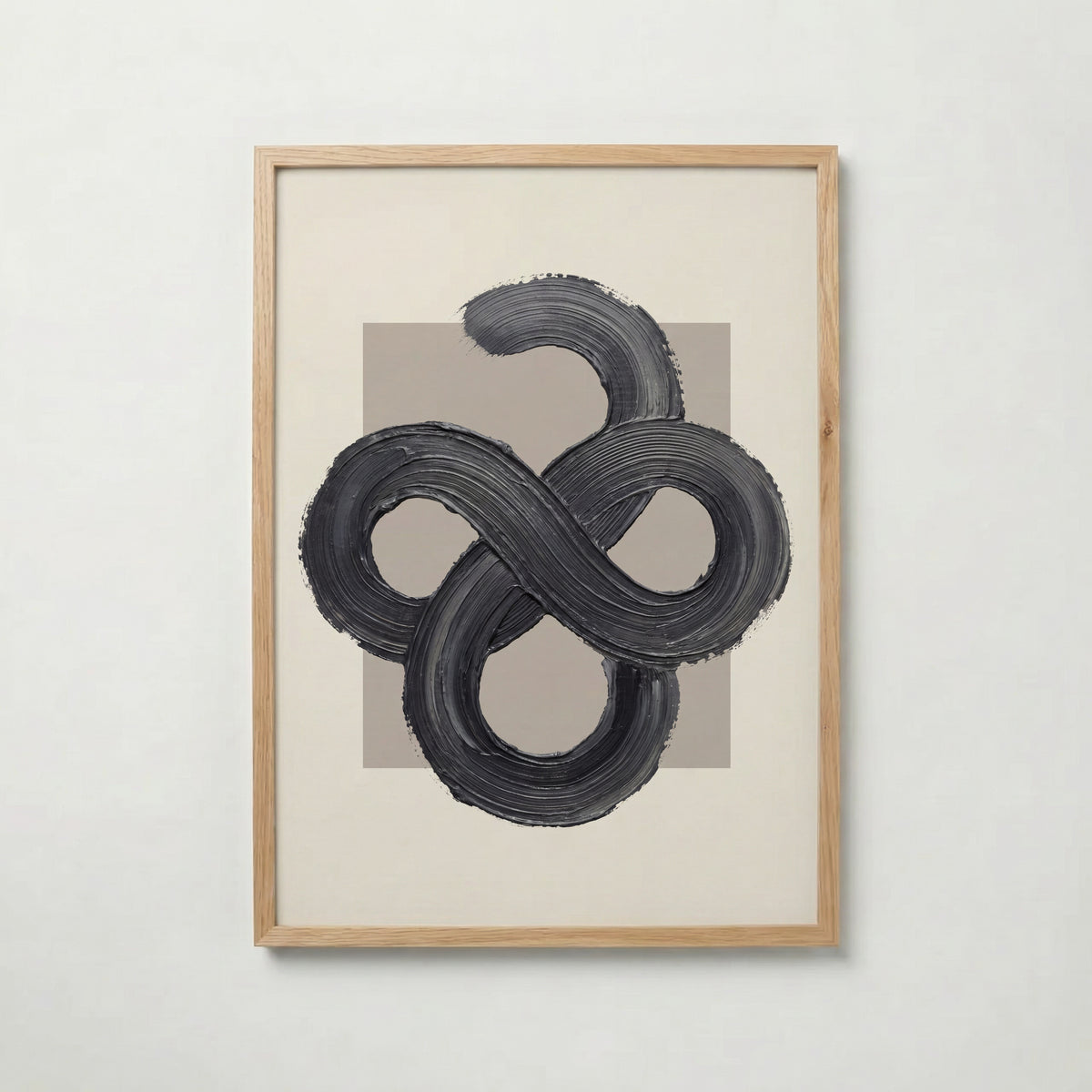 Charcoal Infinity Poster – ekram