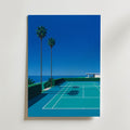 Coastal Court Poster – canvas utan passepartout