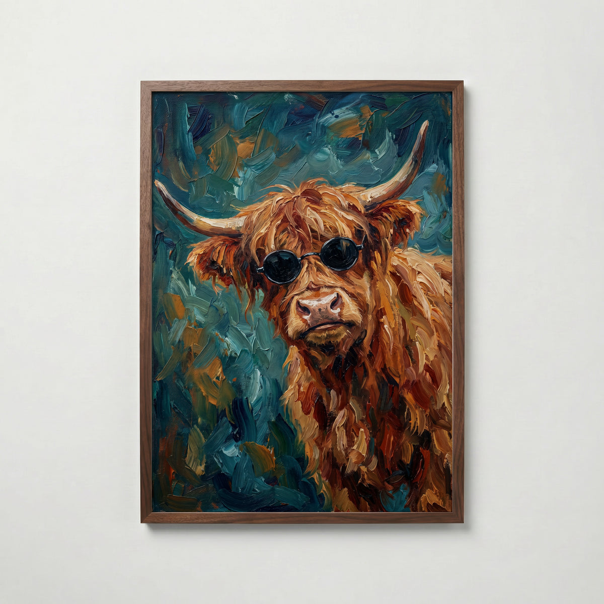 Cool Highland Poster – valnötsram
