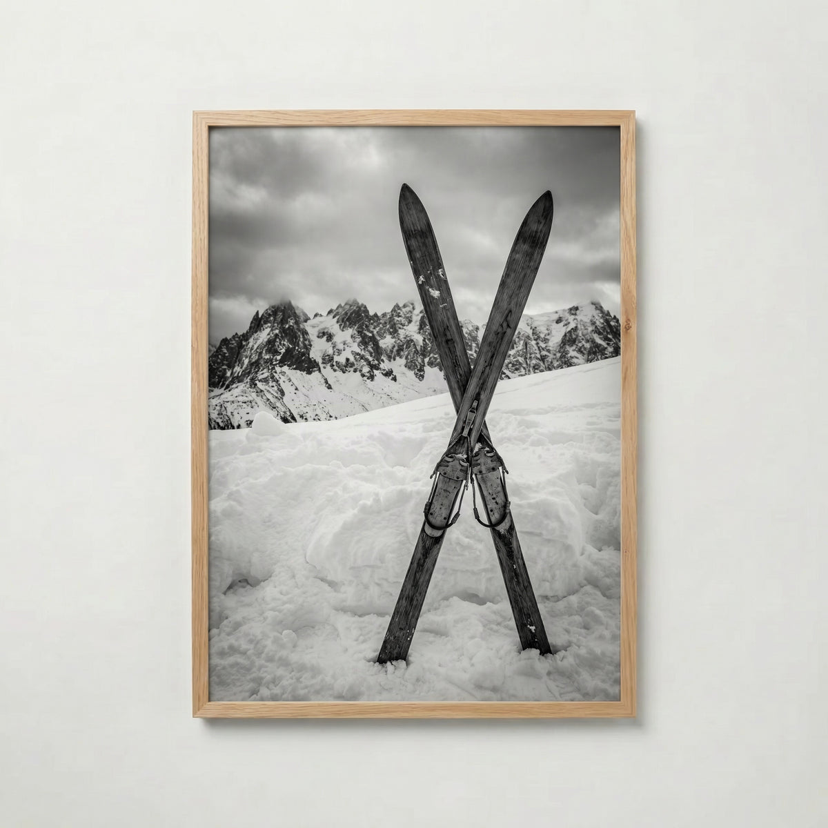 Crossed Skis Poster – ekram