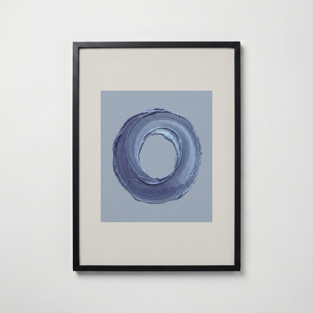 Denim Loop Poster – svart ram