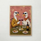 Wine O'Clock Ducks Poster – ekram