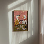 Wine O'Clock Ducks Poster – i rum 2
