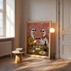 Wine O'Clock Ducks Poster – i rum 4