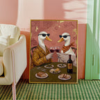Wine O'Clock Ducks Poster – i rum 5