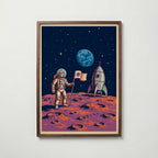Moonwalk Poster – valnötsram
