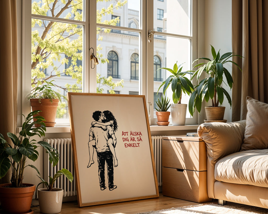 Älska Enkelt Poster – i rum 3