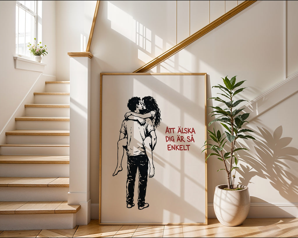 Älska Enkelt Poster – i rum 4