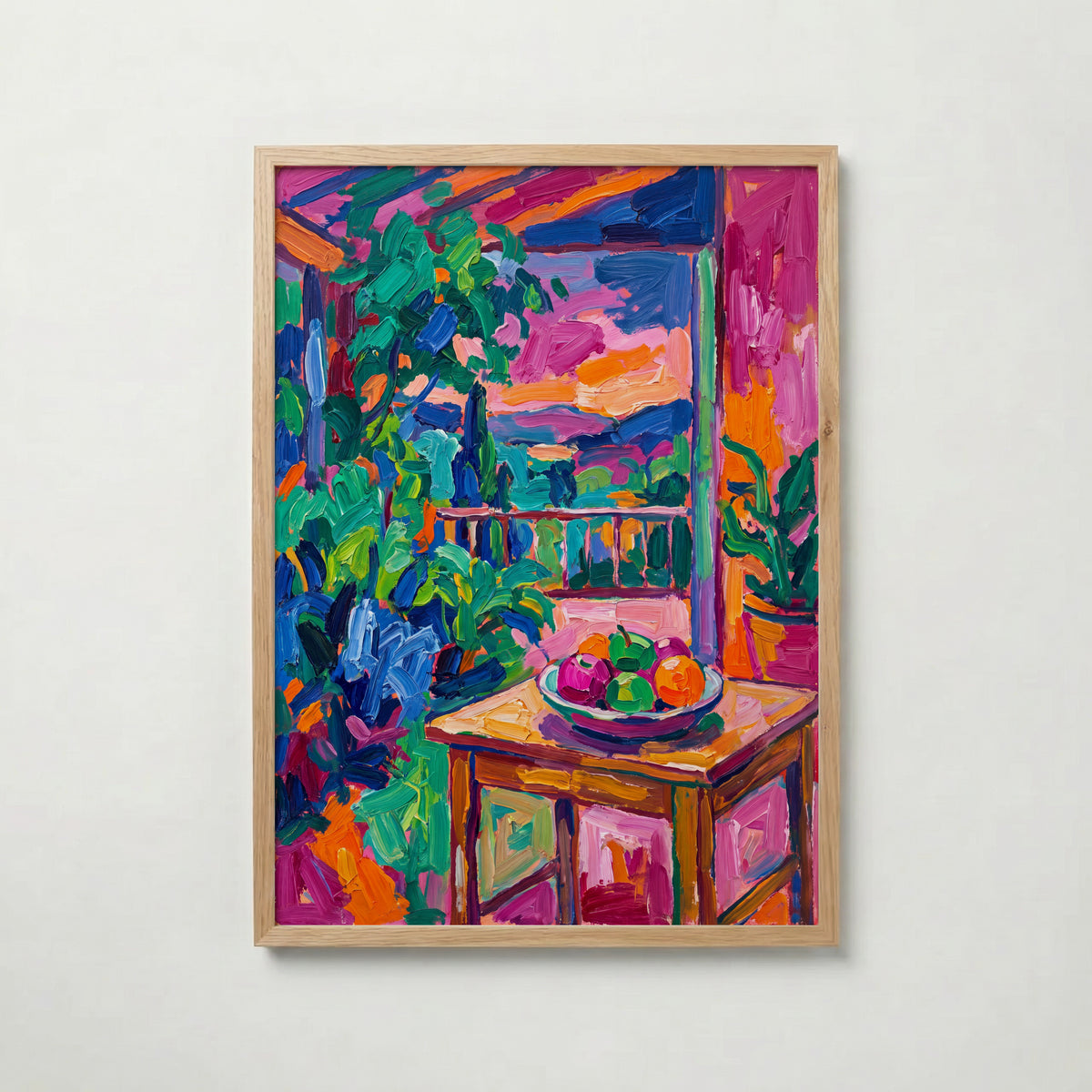 Fauvist Garden Poster – ekram