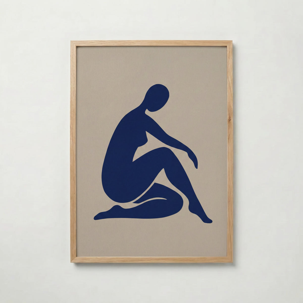 Blue Figure I Poster – ekram