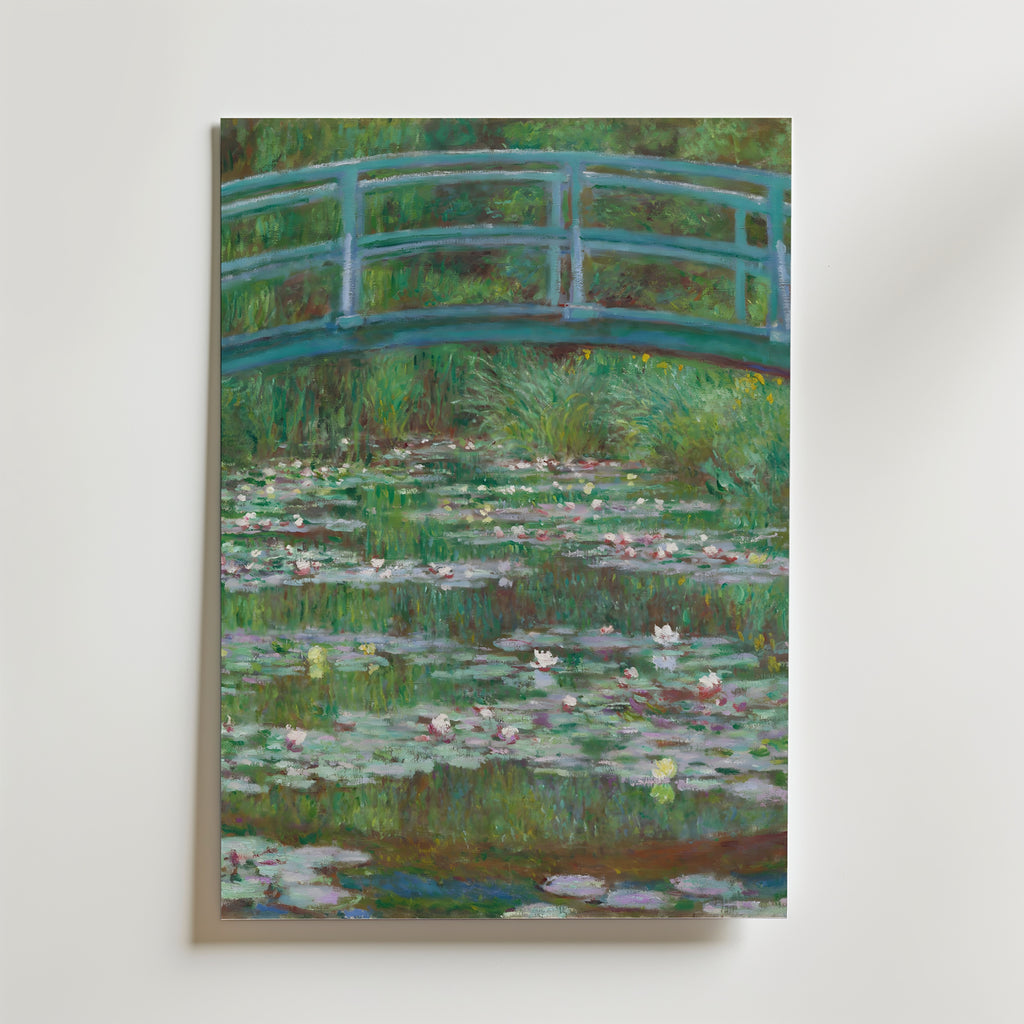 Claude Monet Footbridge Poster – utan passepartout