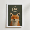 For Fox Sake Poster – med passepartout