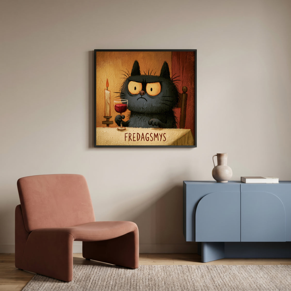 Fredagsmys Poster – i rum 1
