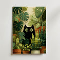 Garden Cat – canvas utan passepartout