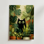 Garden Cat – canvas utan passepartout