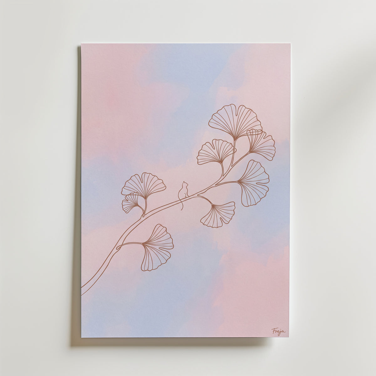 Freja Lund – Gren – canvas utan passepartout