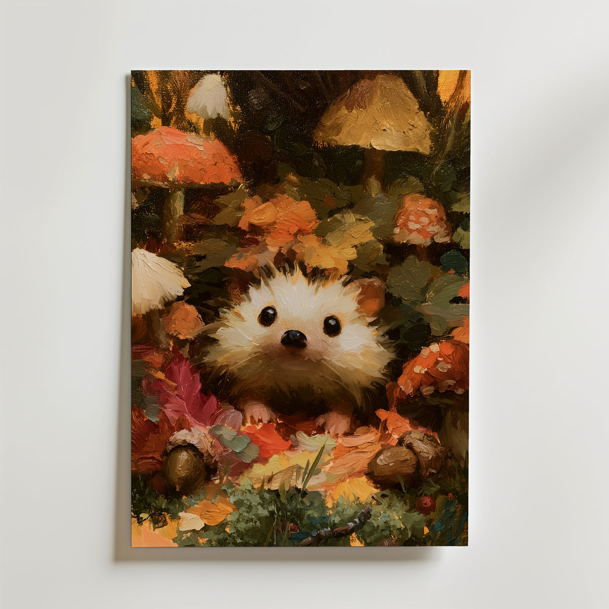 Hedgehog – canvas utan passepartout