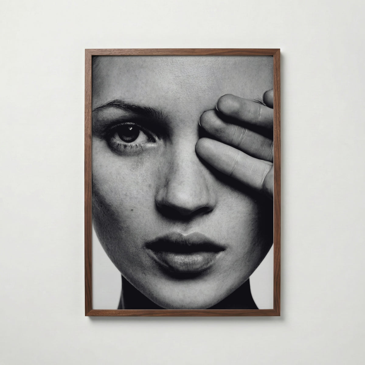 Hidden Gaze Poster – valnötsram
