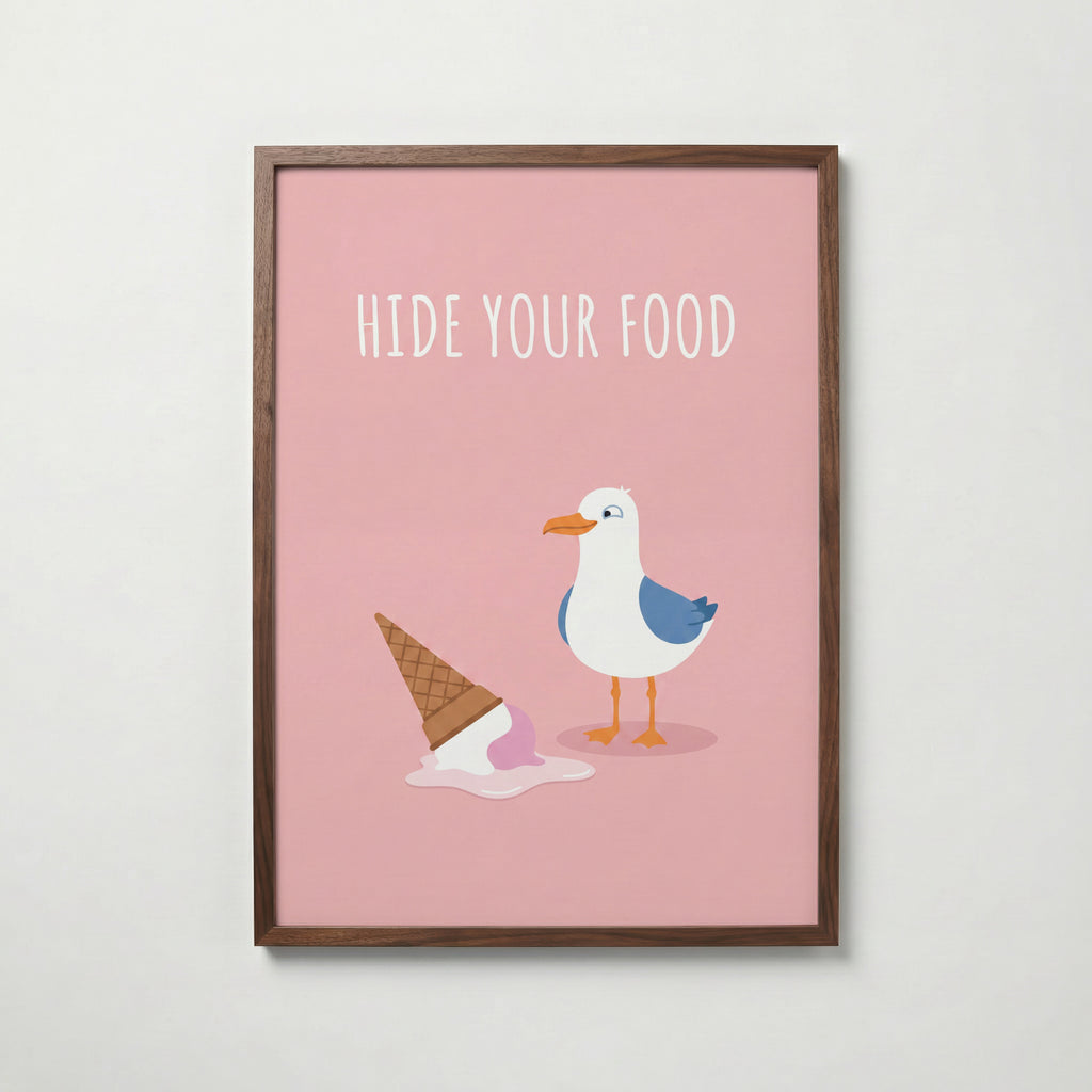 Hide Your Food Poster – valnötsram