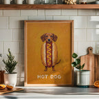 Hot Dog Poster – i rum 2