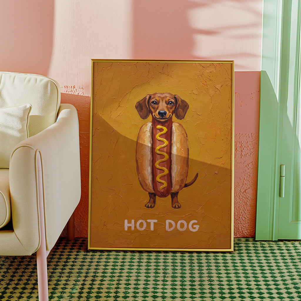 Hot Dog Poster – i rum 5