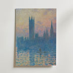 Claude Monet The House Of Parlament Poster – utan passepartout