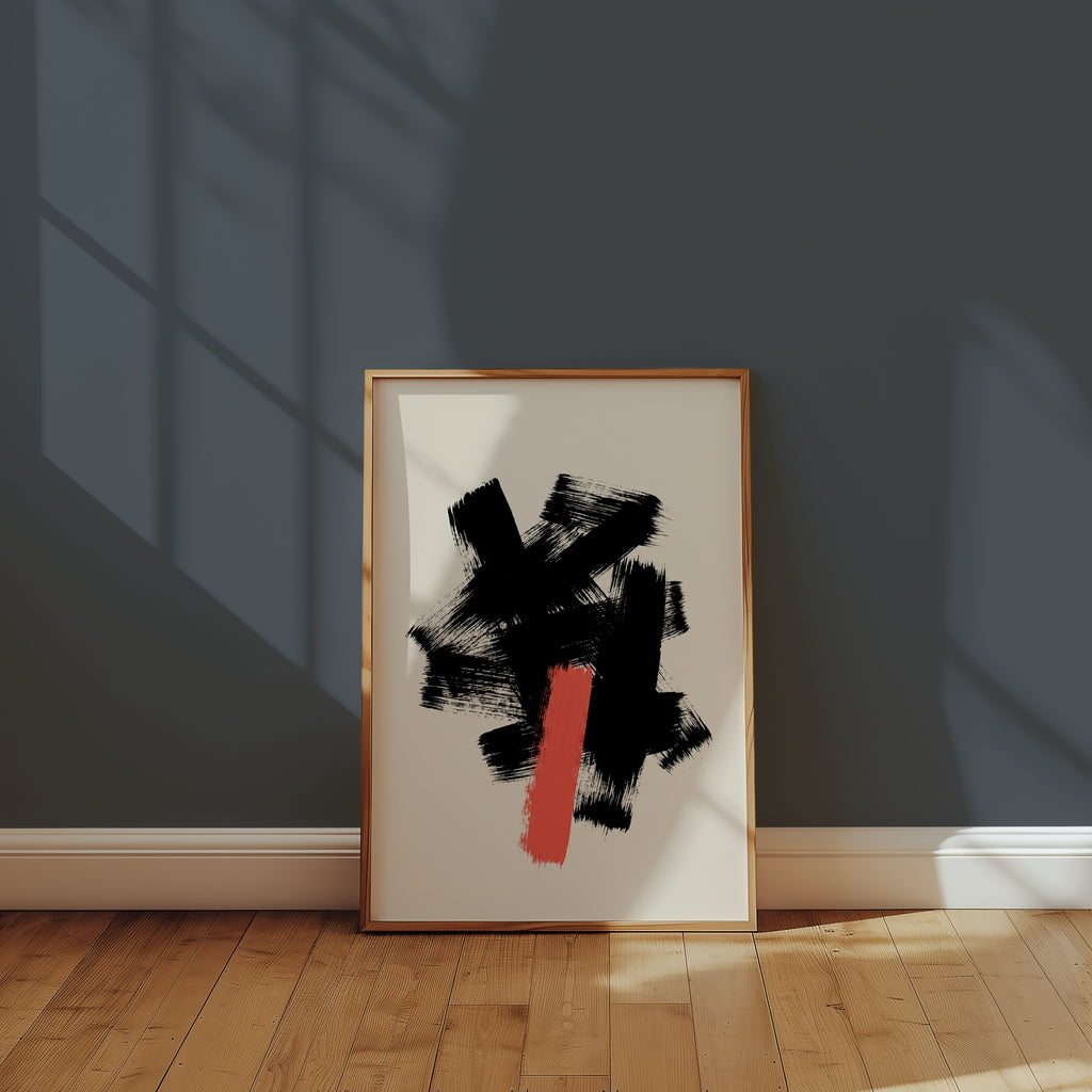 Ink & Coral Poster – i rum 3