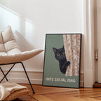 Inte Social Idag Poster – i rum 3