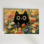 Blomsterängen Poster – canvas utan passepartout